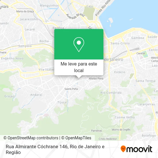 Rua Almirante Cóchrane 146 mapa