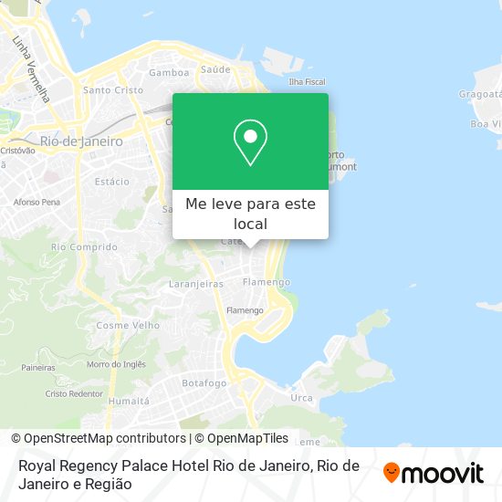 Royal Regency Palace Hotel Rio de Janeiro mapa