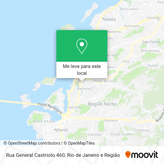 Rua General Castrioto 460 mapa