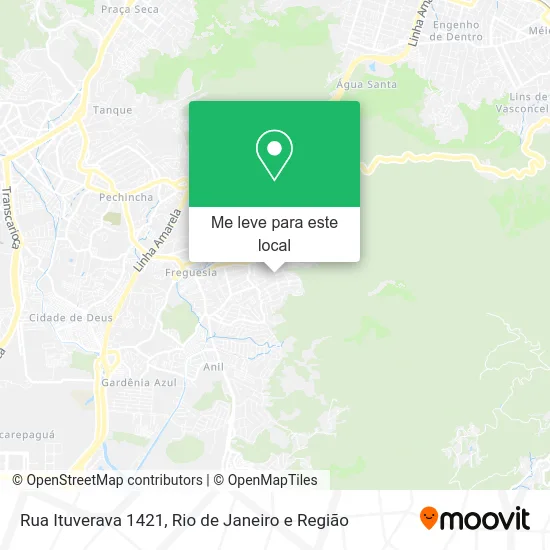 Rua Ituverava 1421 mapa
