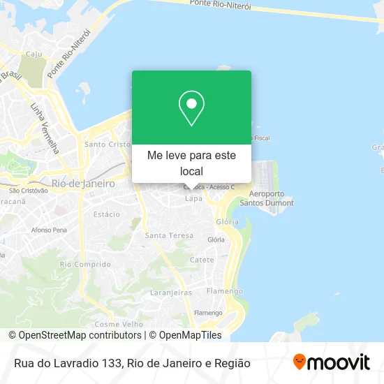 Rua do Lavradio 133 mapa