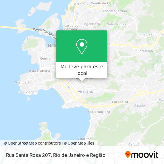 Rua Santa Rosa 207 mapa