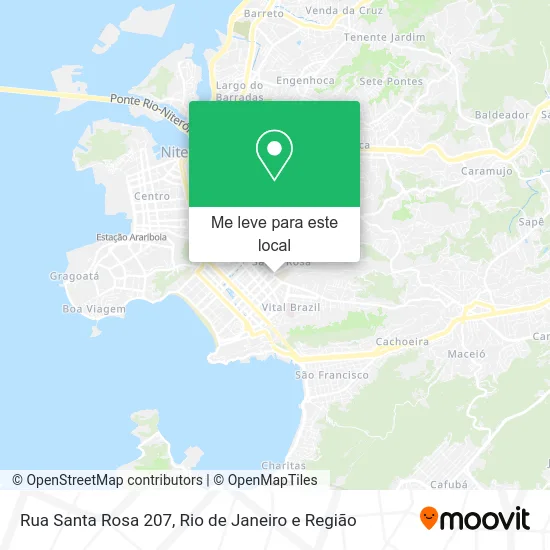 Rua Santa Rosa 207 mapa
