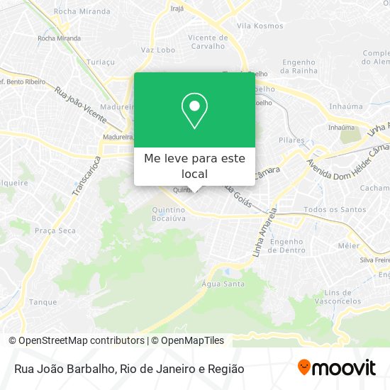 Rua João Barbalho mapa