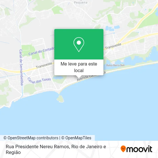 Rua Presidente Nereu Ramos mapa