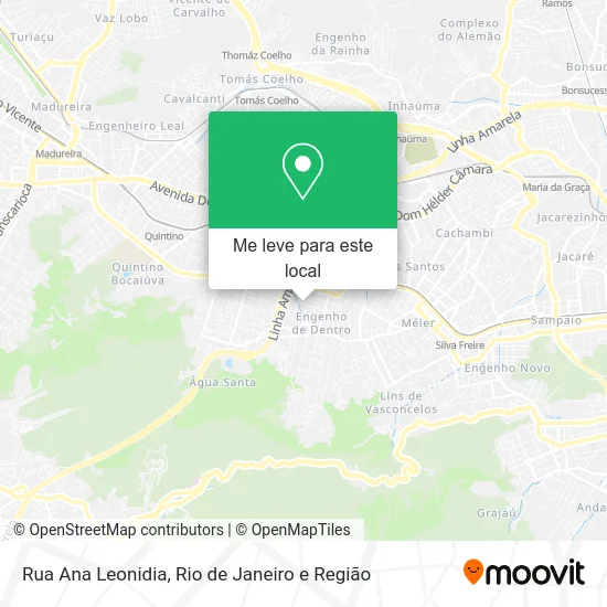 Rua Ana Leonidia mapa
