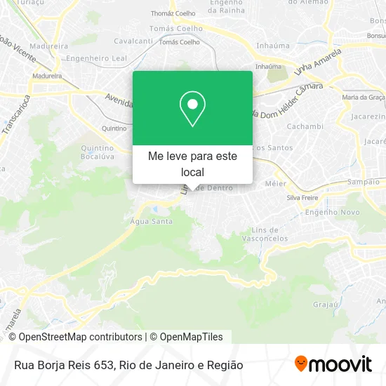 Rua Borja Reis 653 mapa