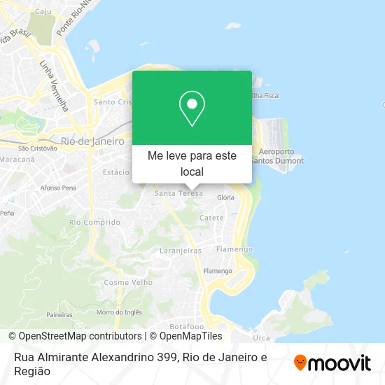 Rua Almirante Alexandrino 399 mapa