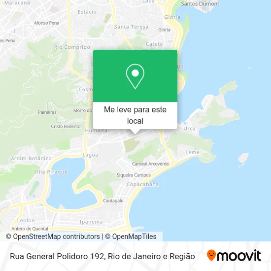 Rua General Polidoro 192 mapa