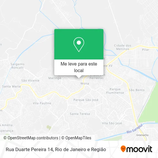 Rua Duarte Pereira 14 mapa