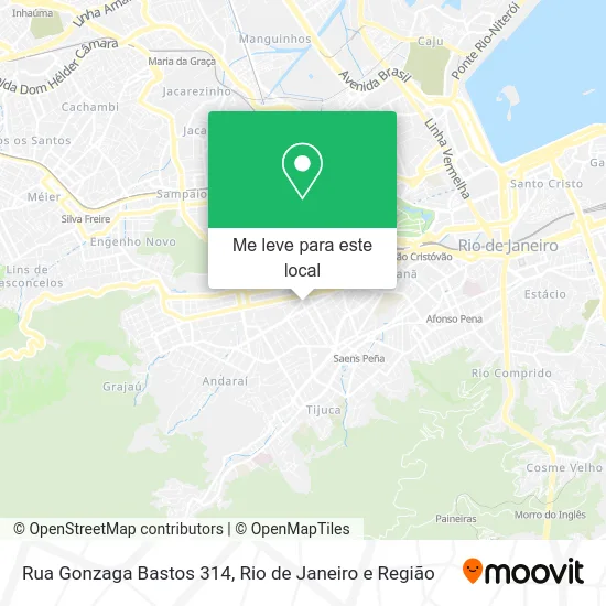 Rua Gonzaga Bastos 314 mapa