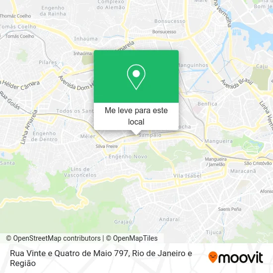 Rua Vinte e Quatro de Maio 797 mapa