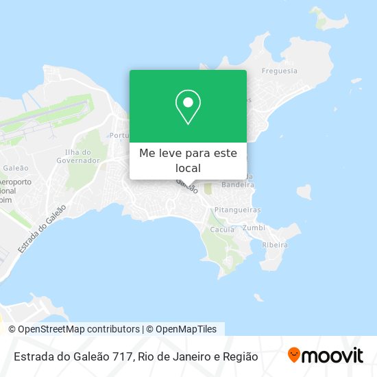 Estrada do Galeão 717 mapa