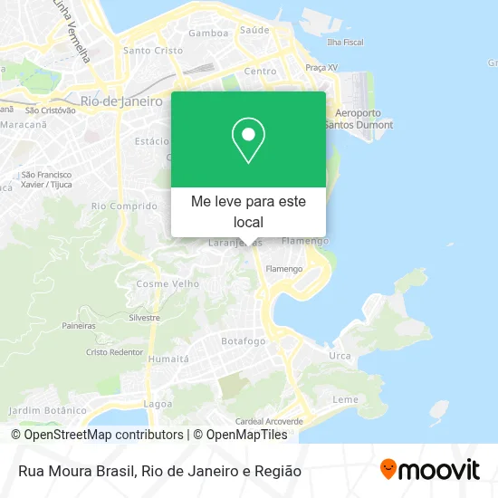 Rua Moura Brasil mapa
