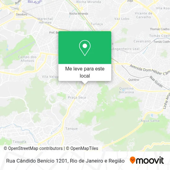 Rua Cândido Benício 1201 mapa