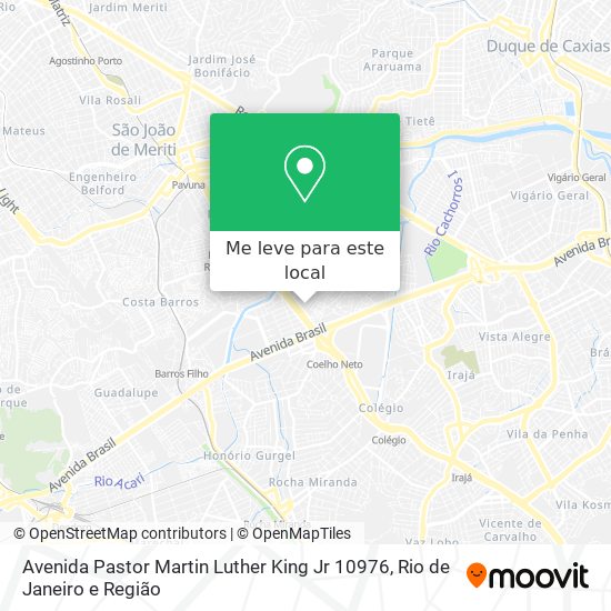 Avenida Pastor Martin Luther King Jr 10976 mapa