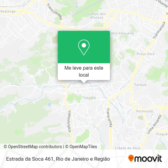 Estrada da Soca 461 mapa