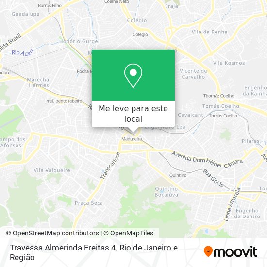Travessa Almerinda Freitas 4 mapa