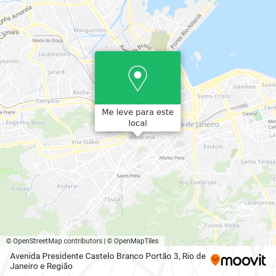 Avenida Presidente Castelo Branco Portão 3 mapa
