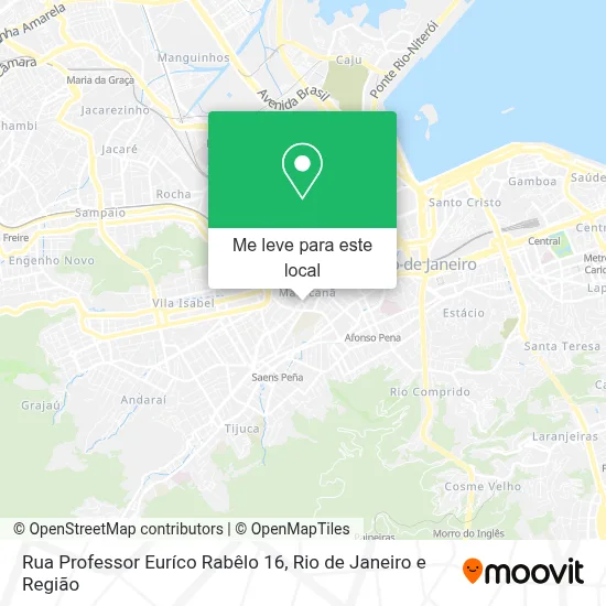 Rua Professor Euríco Rabêlo 16 mapa