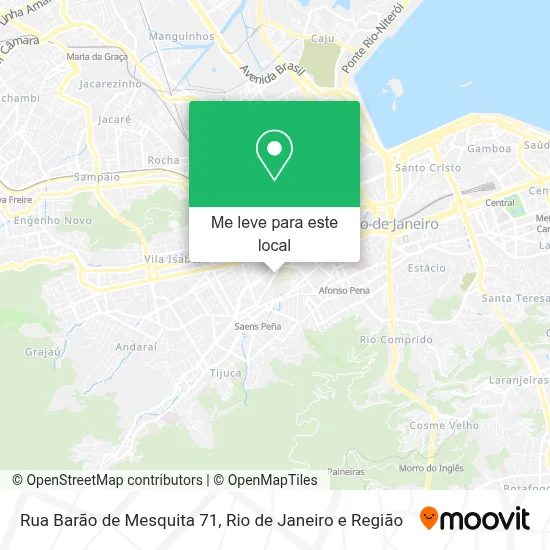 Rua Barão de Mesquita 71 mapa