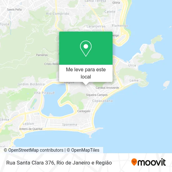 Rua Santa Clara 376 mapa