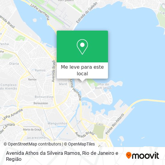Avenida Athos da Silveira Ramos mapa
