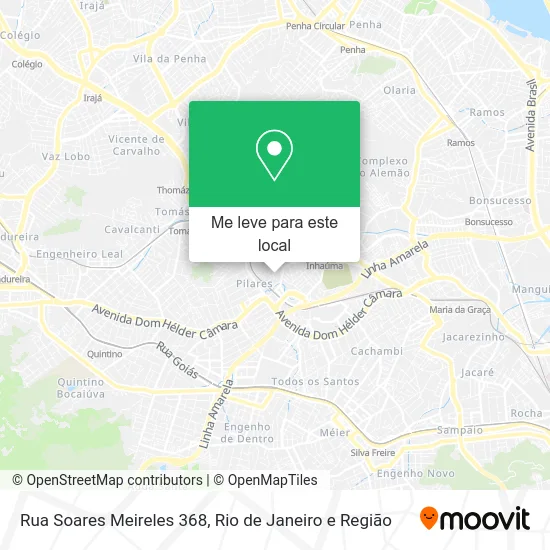 Rua Soares Meireles 368 mapa