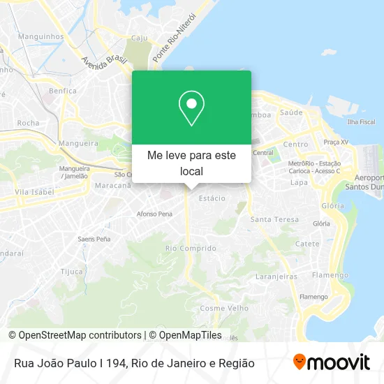 Rua João Paulo I 194 mapa
