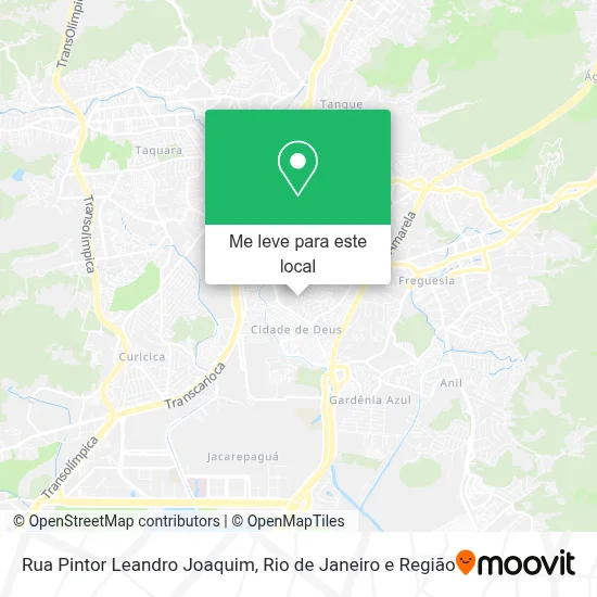 Rua Pintor Leandro Joaquim mapa