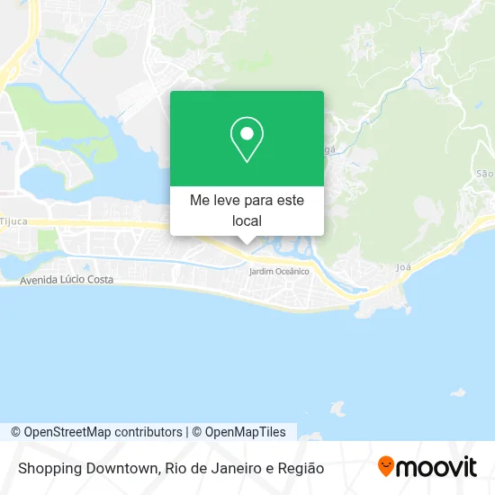 Shopping Downtown mapa