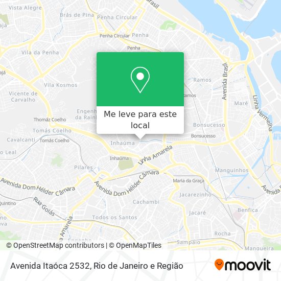 Avenida Itaóca 2532 mapa