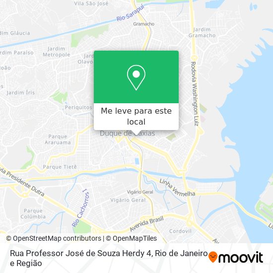 Rua Professor José de Souza Herdy 4 mapa