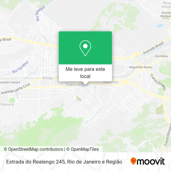 Estrada do Realengo 245 mapa