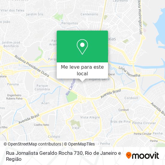 Rua Jornalista Geraldo Rocha 730 mapa