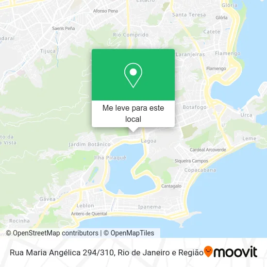 Rua Maria Angélica 294/310 mapa