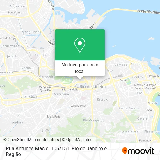 Rua Antunes Maciel 105/151 mapa