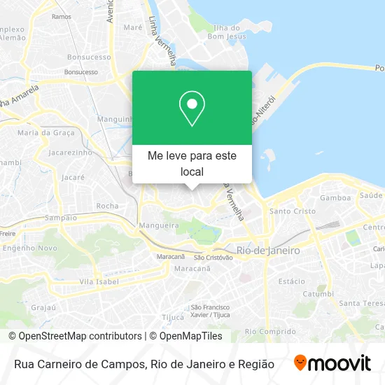 Rua Carneiro de Campos mapa