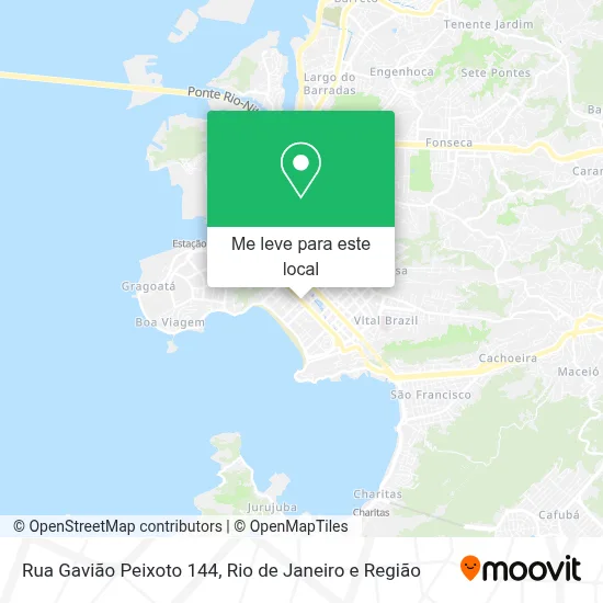 Rua Gavião Peixoto 144 mapa