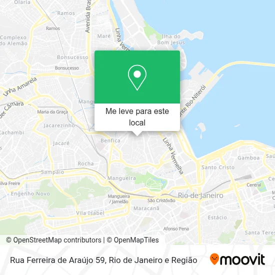 Rua Ferreira de Araújo 59 mapa