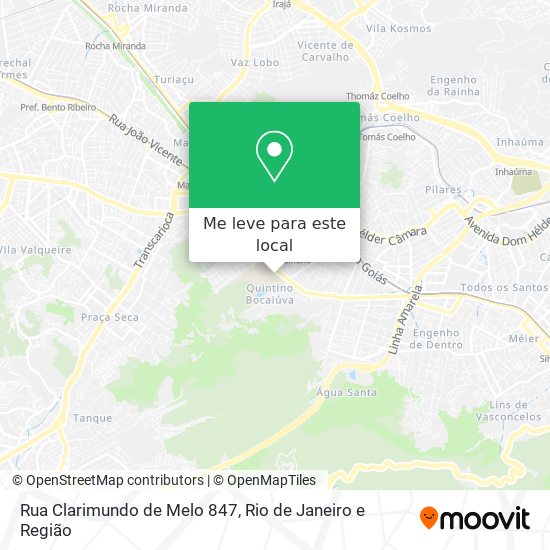 Rua Clarimundo de Melo 847 mapa