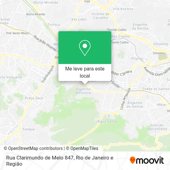 Rua Clarimundo de Melo 847 mapa