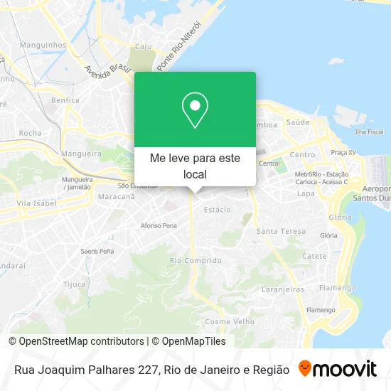 Rua Joaquim Palhares 227 mapa