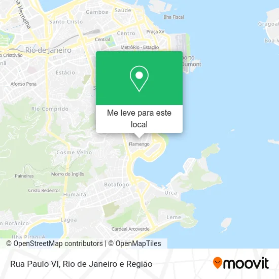 Rua Paulo VI mapa
