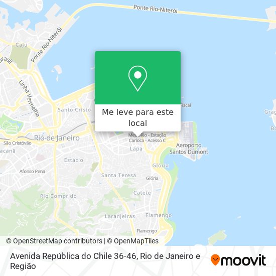 Avenida República do Chile 36-46 mapa