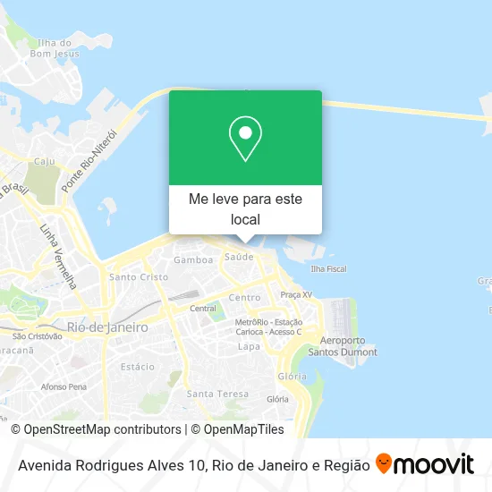 Avenida Rodrigues Alves 10 mapa