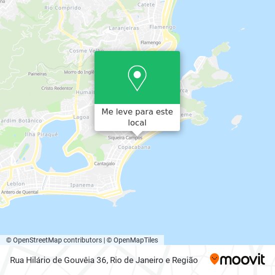 Rua Hilário de Gouvêia 36 mapa