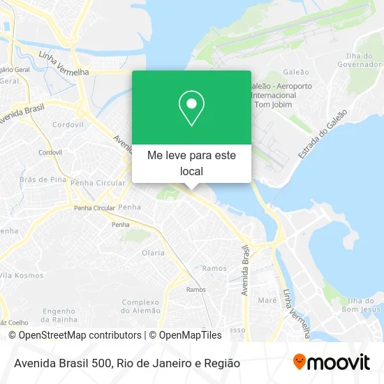 Avenida Brasil 500 mapa