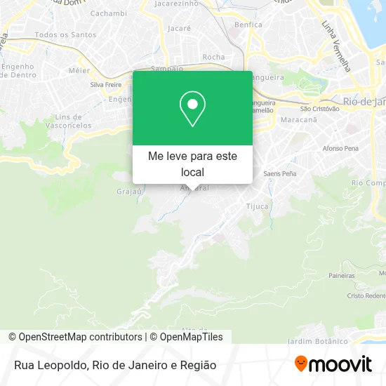 Rua Leopoldo mapa