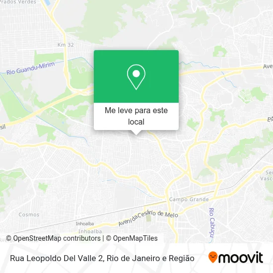 Rua Leopoldo Del Valle 2 mapa